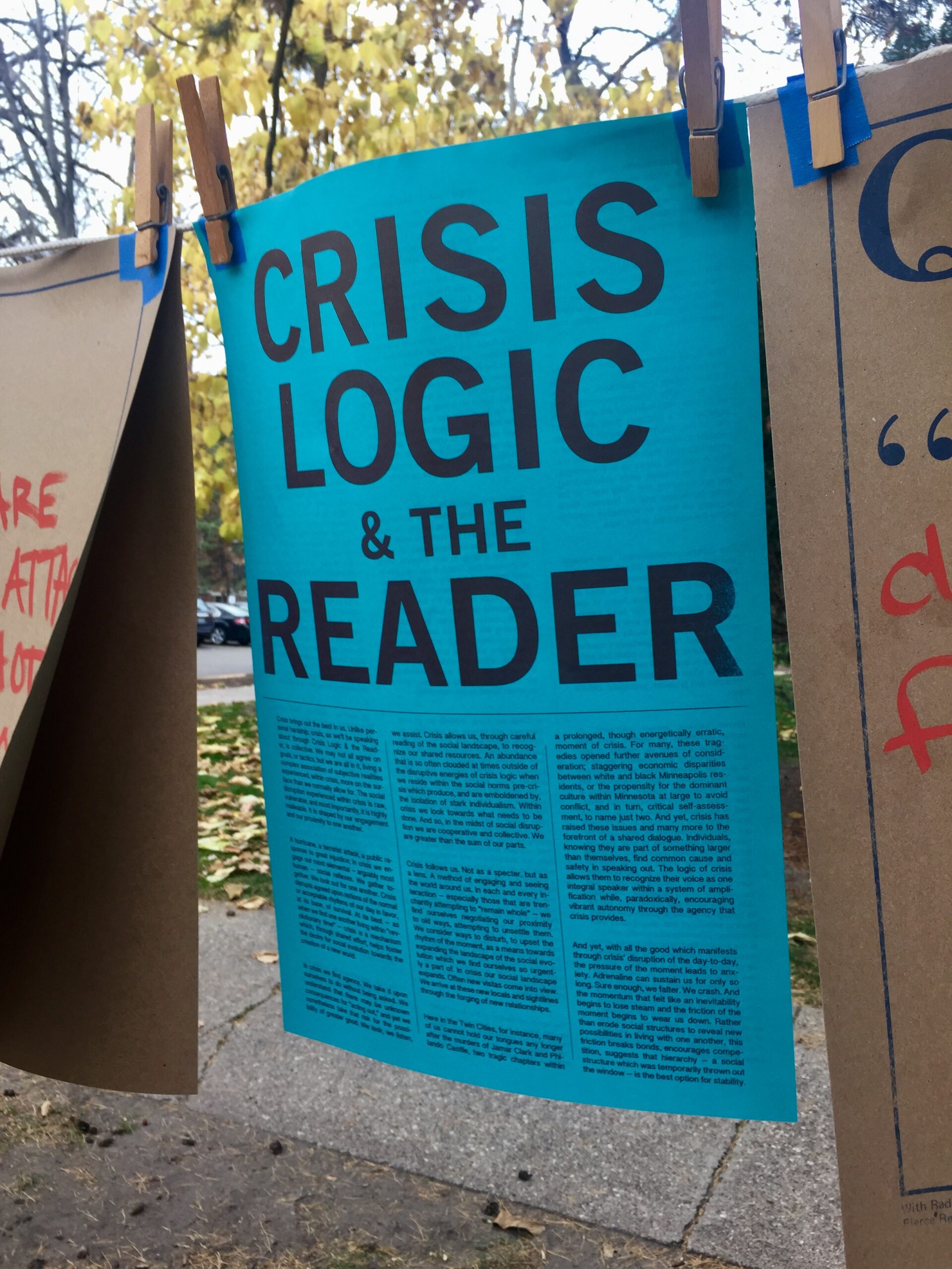 Crisis Logic & the Reader: Election Reflection
