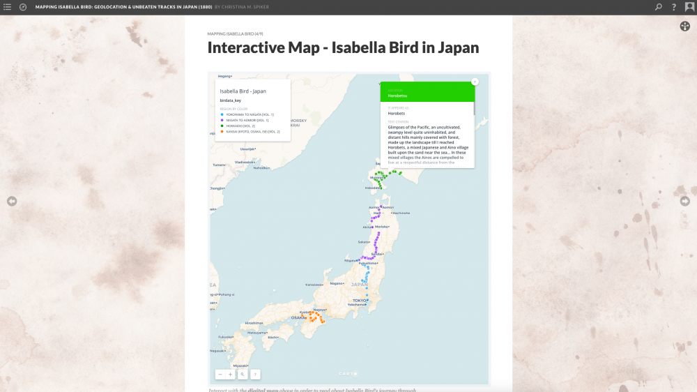 Mapping Isabella Bird: Geolocation & Unbeaten Tracks in Japan (1880) — A New Digital Resource
